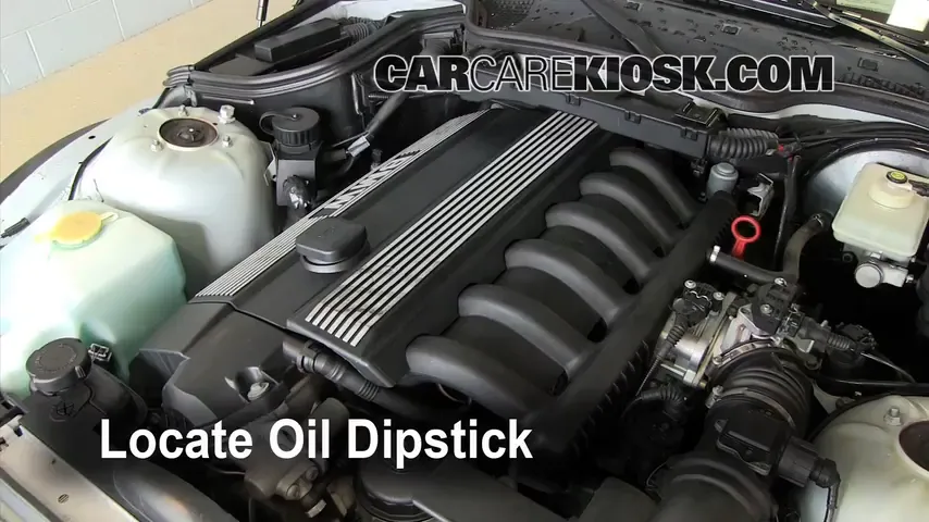 1997 BMW Z3 Roadster 2.8L 6 Cyl. Oil Check Oil Level